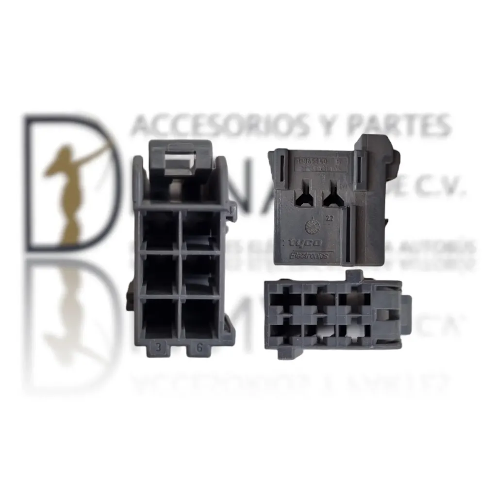 CONECTOR GRIS S11AB 6 VIAS D-6V33