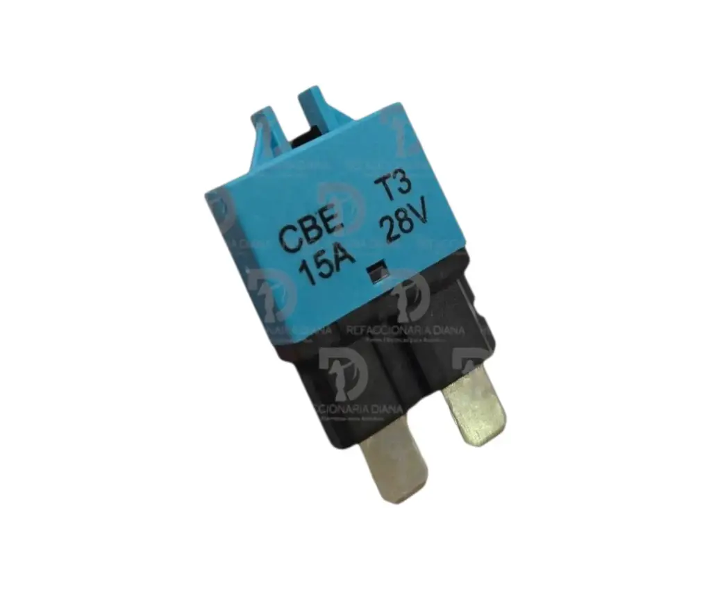 FUSIBLE TERMICO 15 AMP 28V RESET