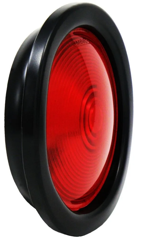 PLAFON 4" ROJO 12V C/CONECTOR