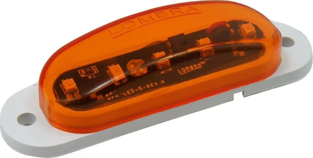 [D46464100] PLAFON 5 LED AMBAR CURVITA