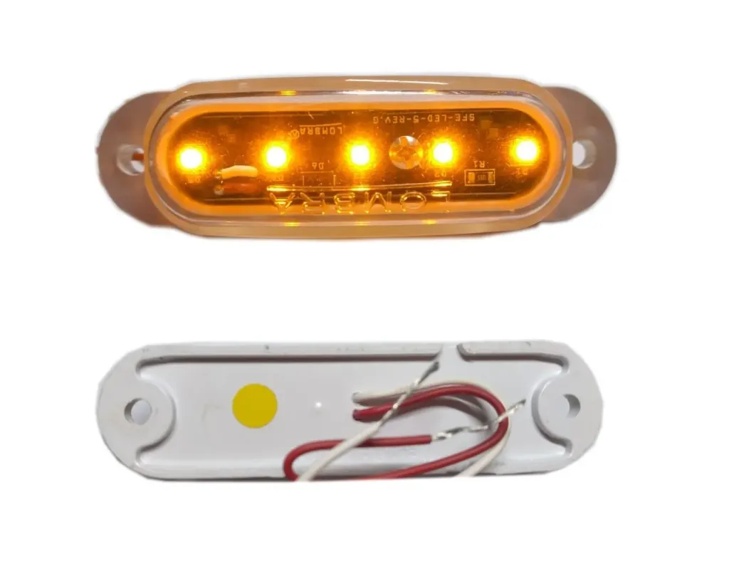 [D46462100] PLAFON 5 LED AMBAR CURVITA MICA CRISTAL