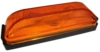 PLAFON AMBAR SELLADO BASE NEG DOBLE FOCO 12V