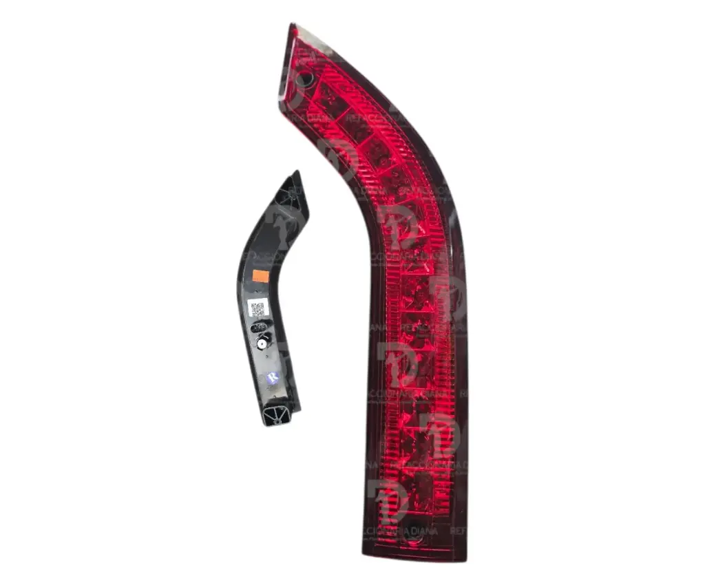 PLAFON CALAVERA DER 24V ROJO NVO TORINO