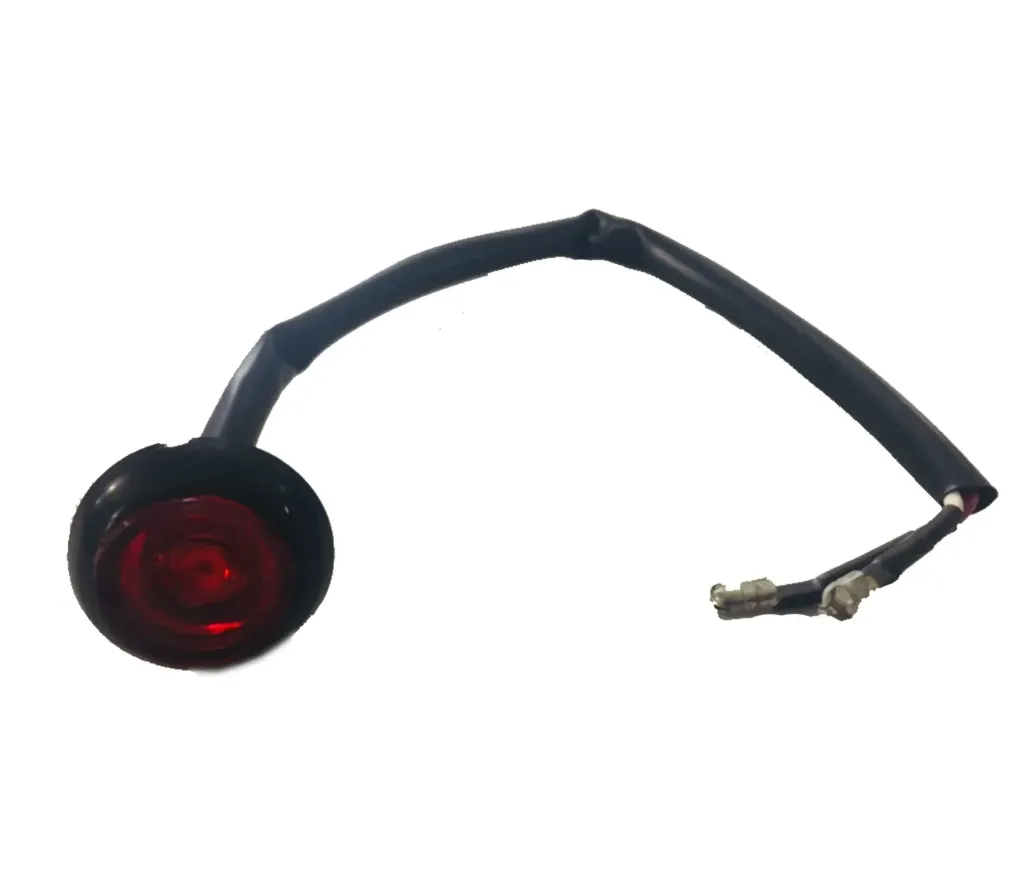 [D4644671] PLAFON DE BOTON LED 12V ROJO 8061R