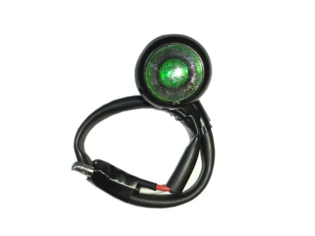 PLAFON DE BOTON LED 12V VERDE