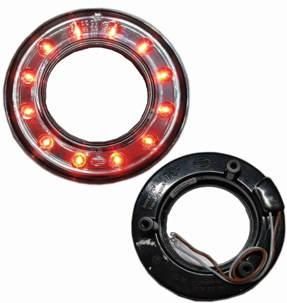 [D4653493] PLAFON DONA LED ROJO MICA TRAN12V RECORD