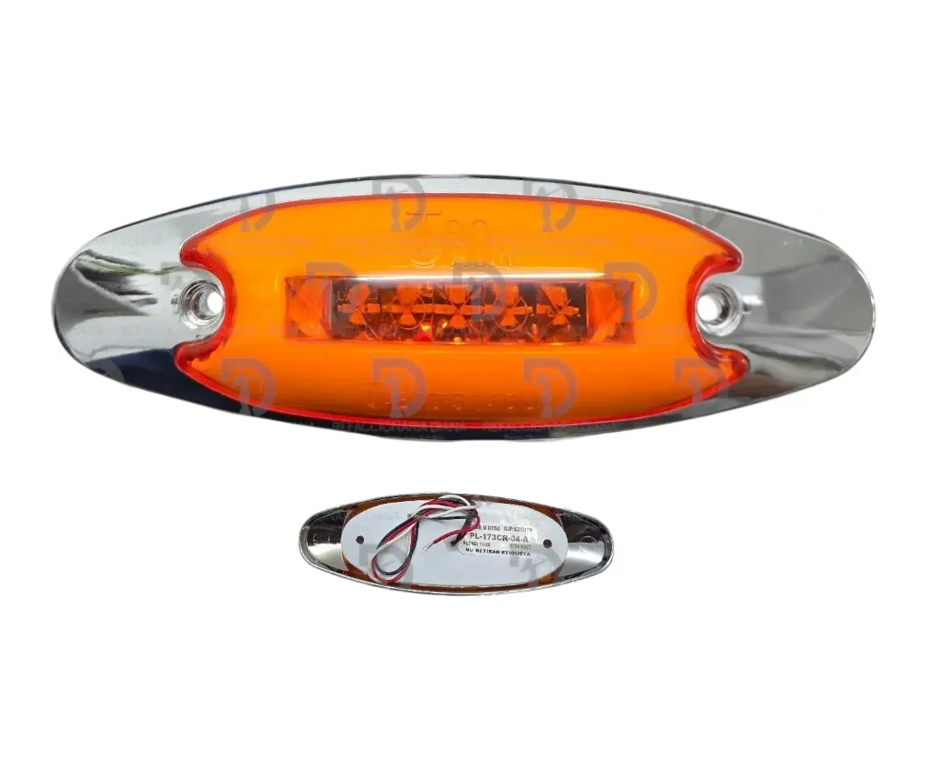 PLAFON LAT AMBAR NEON BASE CROMO AYCO