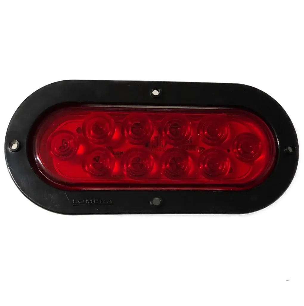 [D46402100] PLAFON ROJO OVAL 6" ESTROBO 10 LED