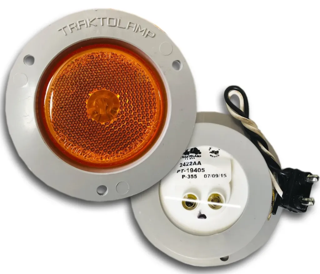 [D4646071] PLAFON SELLADO 2 1/2" AMBAR ATORNILLABLE