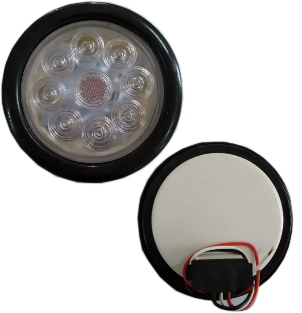 PLAFON SELLADO 4" BLANCO 12V 9 LEDS