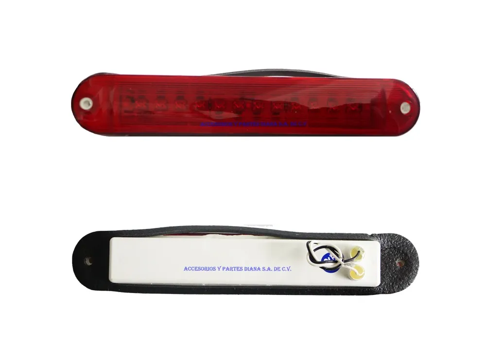 PLAFON STOP AYCO 12V 12 LED´S ROJO