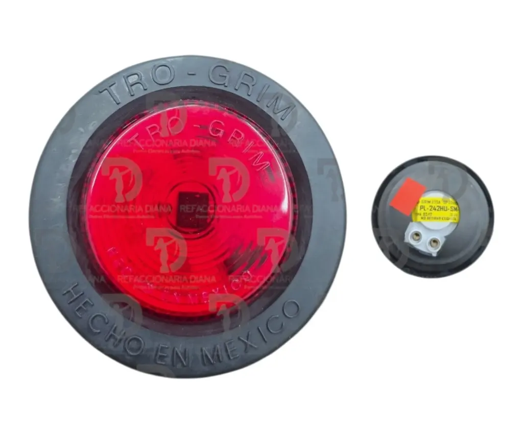 PLAFON ROJO 2 1/2" 6 LED 12/24V HULE