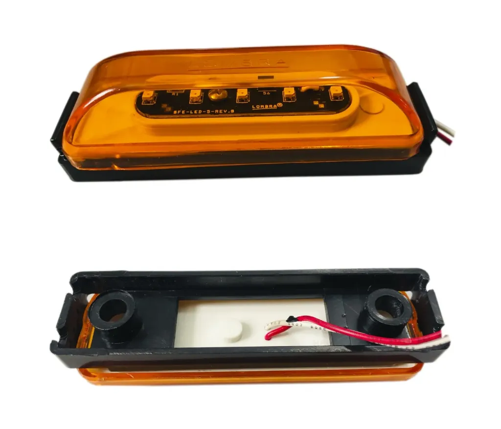 PLAFON ZEPELIN NEOPLAN LED AMBAR 12V B/NEGRA