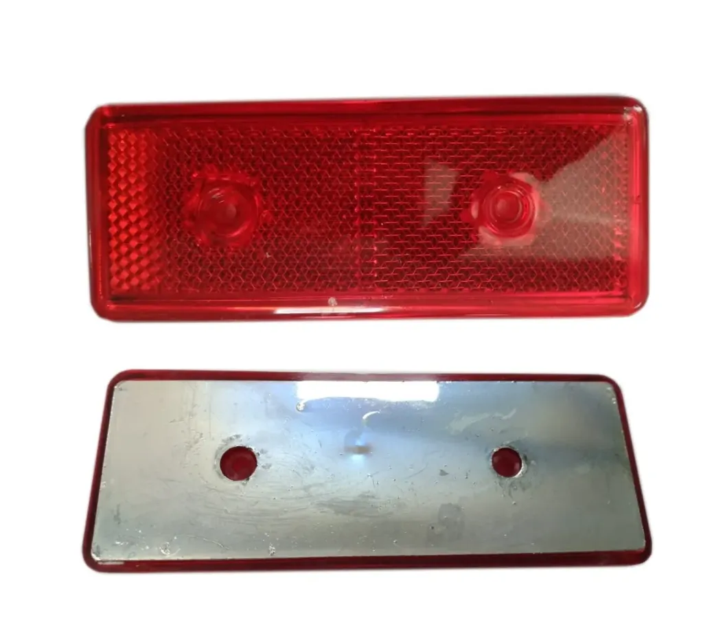 REFLEJANTE RECTANGULAR ROJO