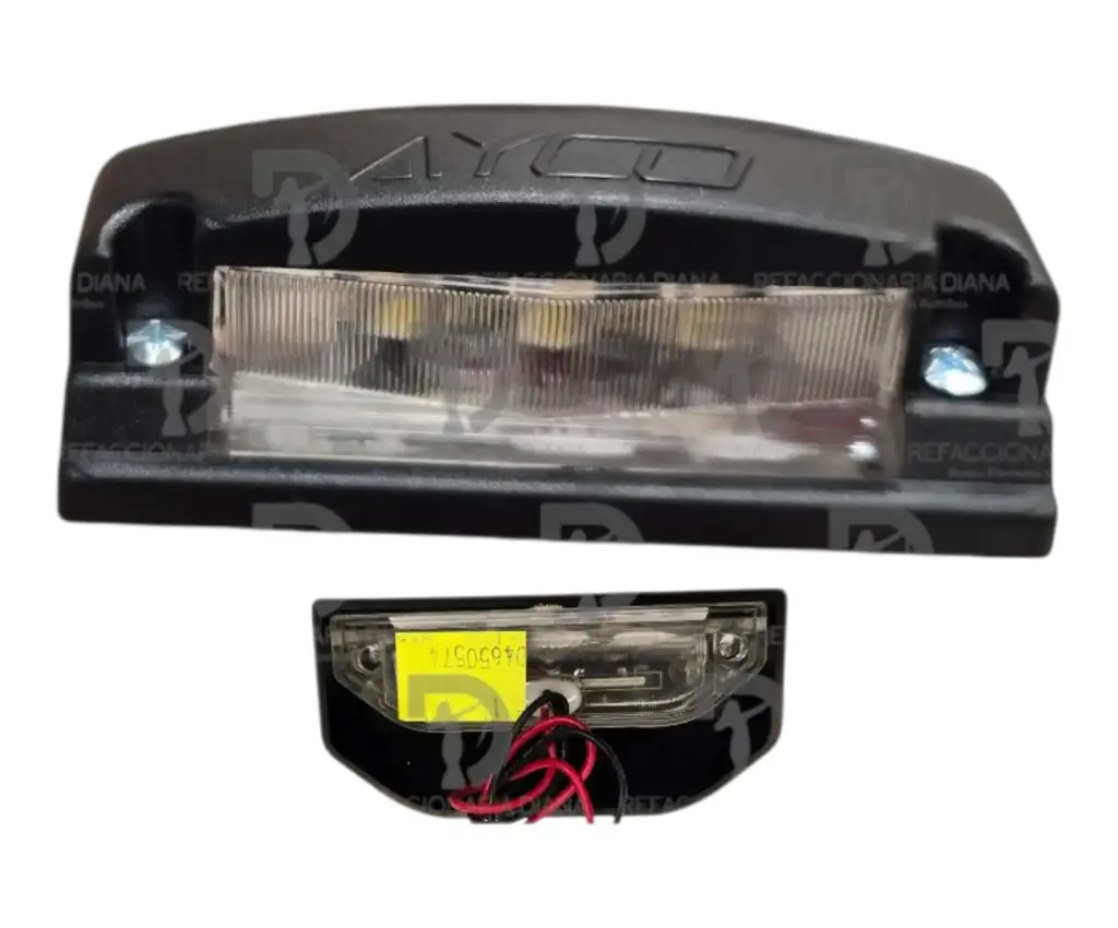 [D4650574] PLAFON PORTA PLACA 12/24V 3LEDS AYCO