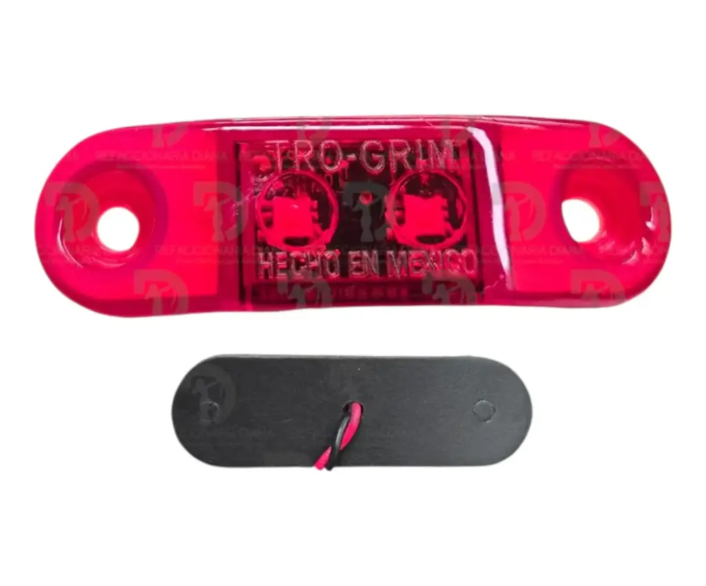 [D4632674] PLAFON SUP AYCO CASITA 2LEDS ROJO TROGR