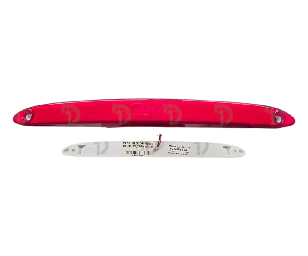 [D4630074] PLAFON STOP NEON ROJO 12/24V AYCO
