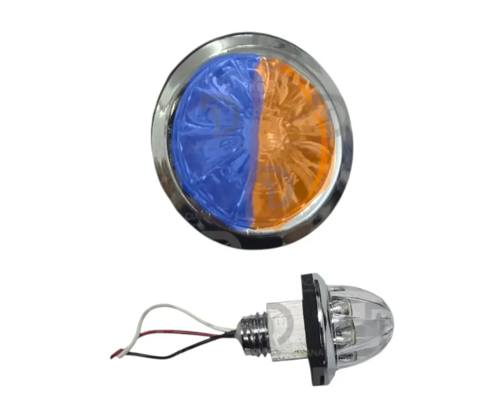 PLAFON MINI WATERMELON AZUL/AMBAR 12/24V