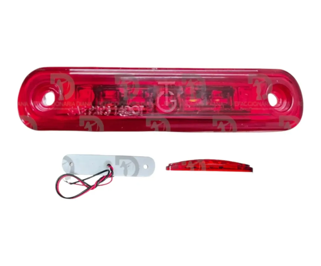 [D4628174] PLAFON LATERAL ROJO 5 LED 12/24V
