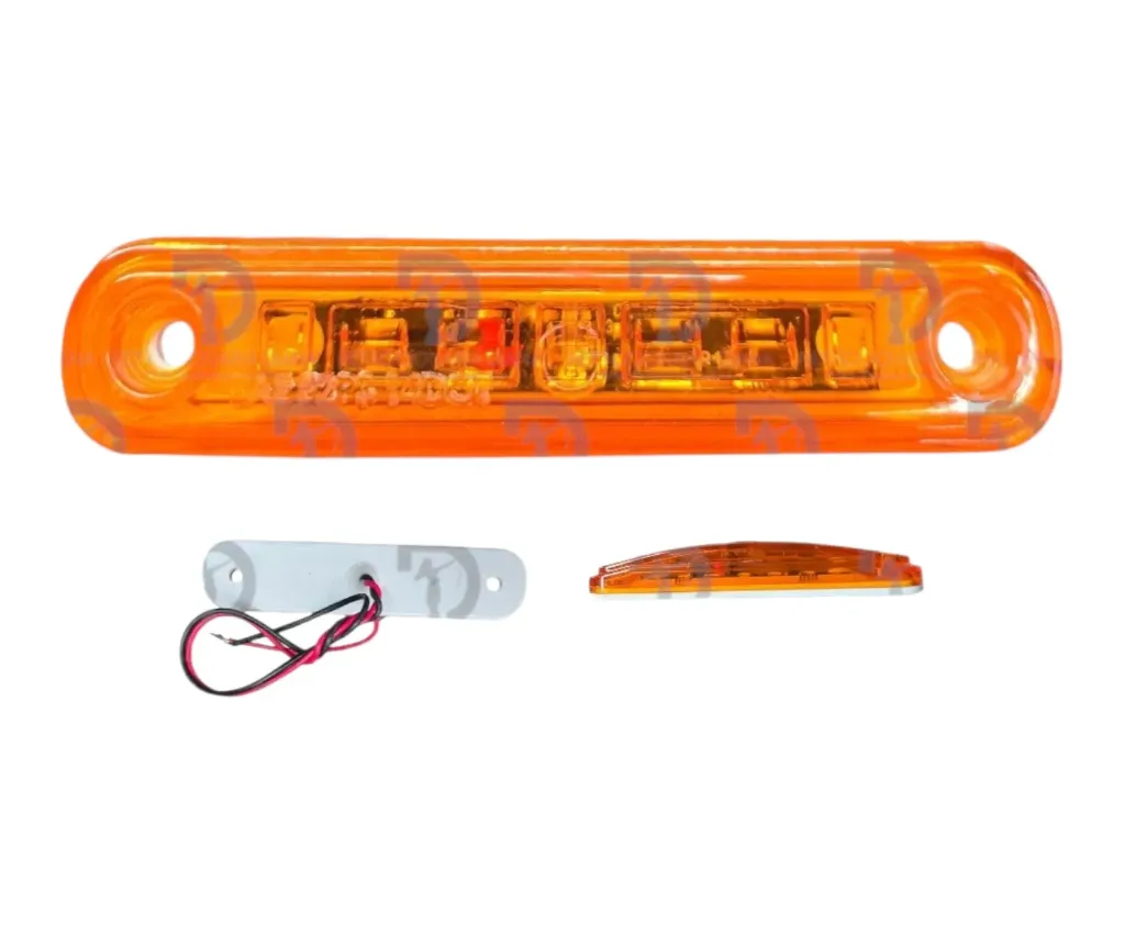 [D4628074] PLAFON LATERAL AMBAR 5 LED 12/24V