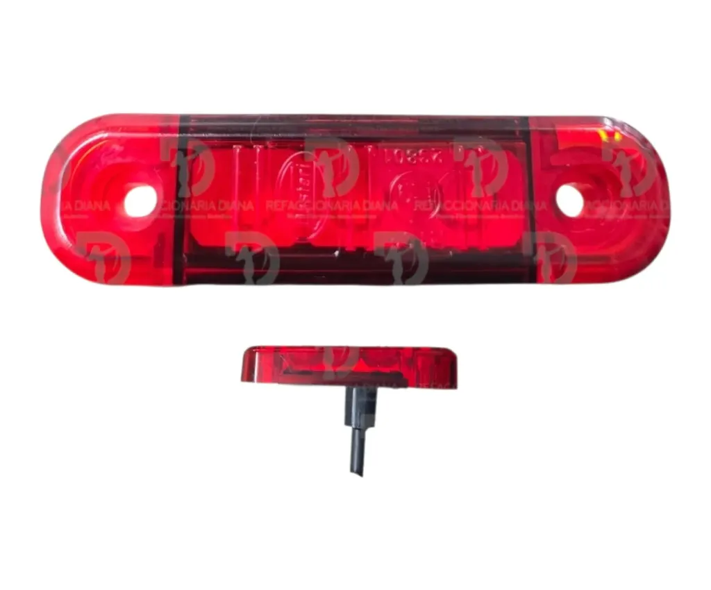 PLAFON ROJO 3 LED 12/24V SUP AYCO