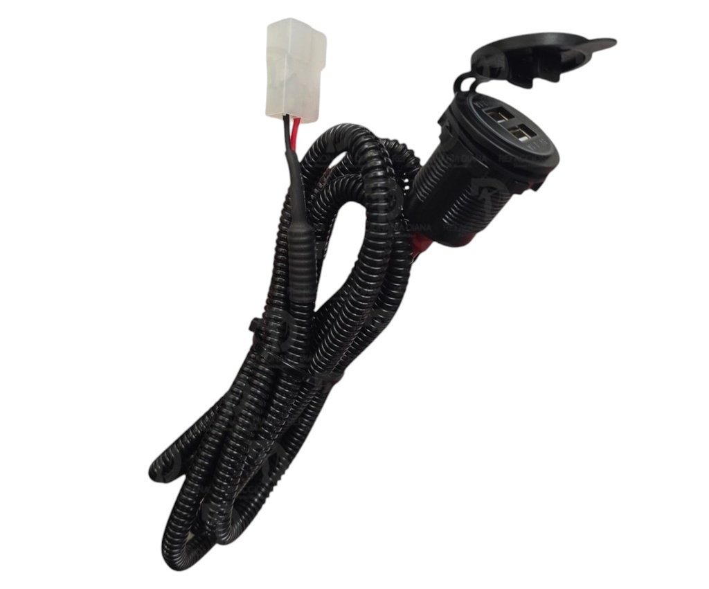 CARGADOR USB 2 PUERTO 12/24V C/ARNES