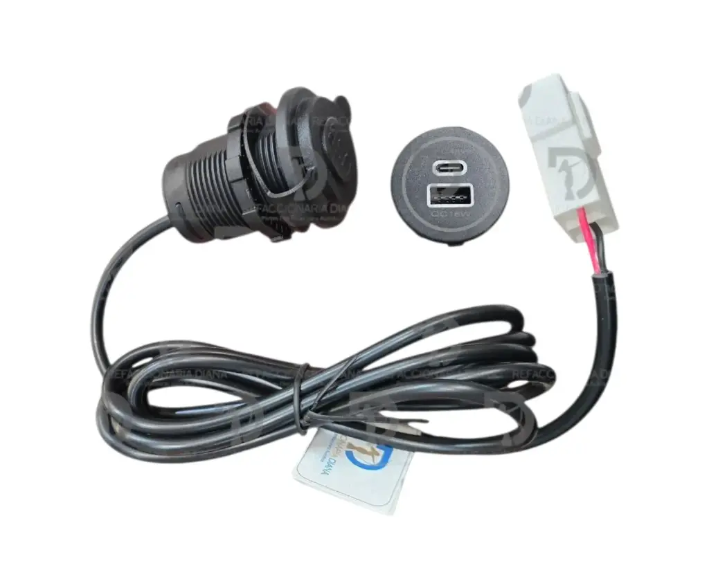 ARNES CARGADOR USB A/C 2 PUERTO 12/24V