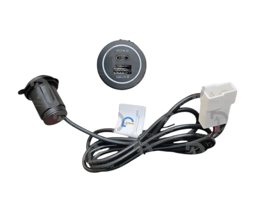 ARNES CARGADOR USB A/C 2 PUERTO PRESION