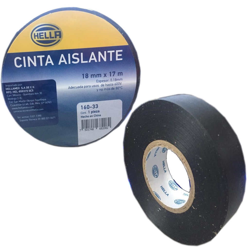CINTA PLASTICA AISLANTE NEGRA HELLA