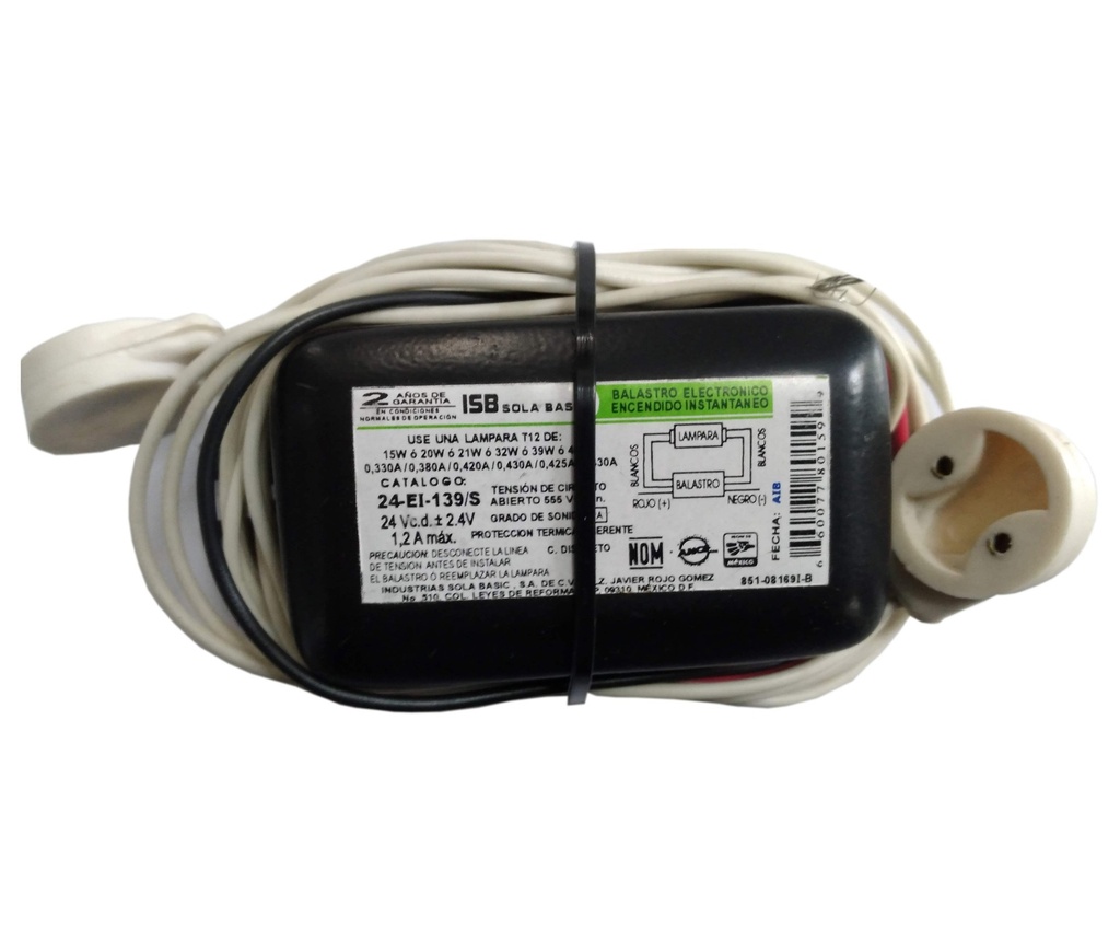 [D2530094] BALASTRA SOLA BASIC 24V