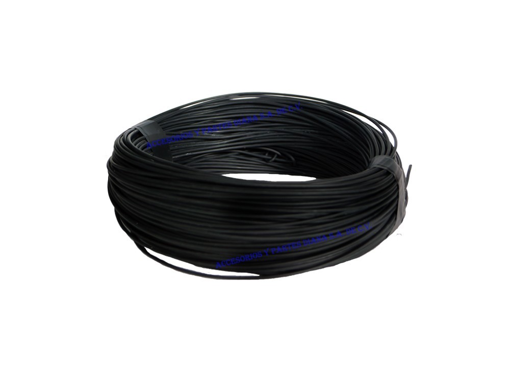 CABLE AHULADO NEGRO #18