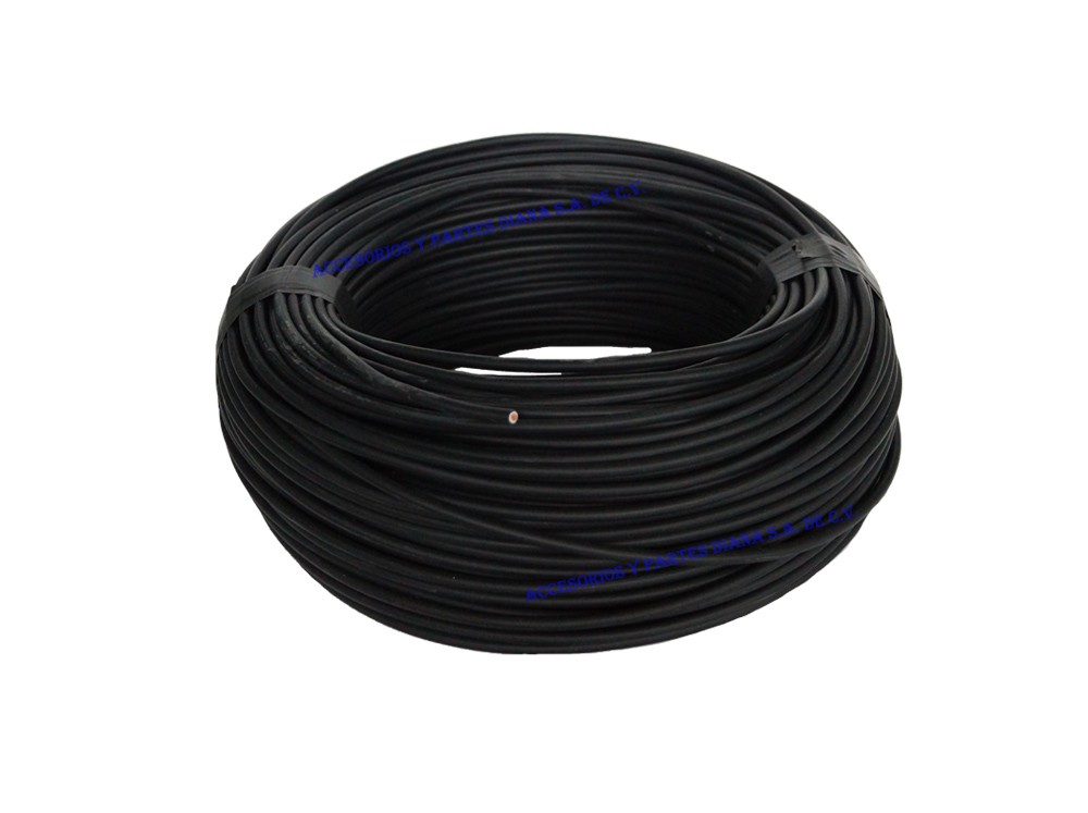 CABLE ALTA TEMPERATURA #10 NEGRO