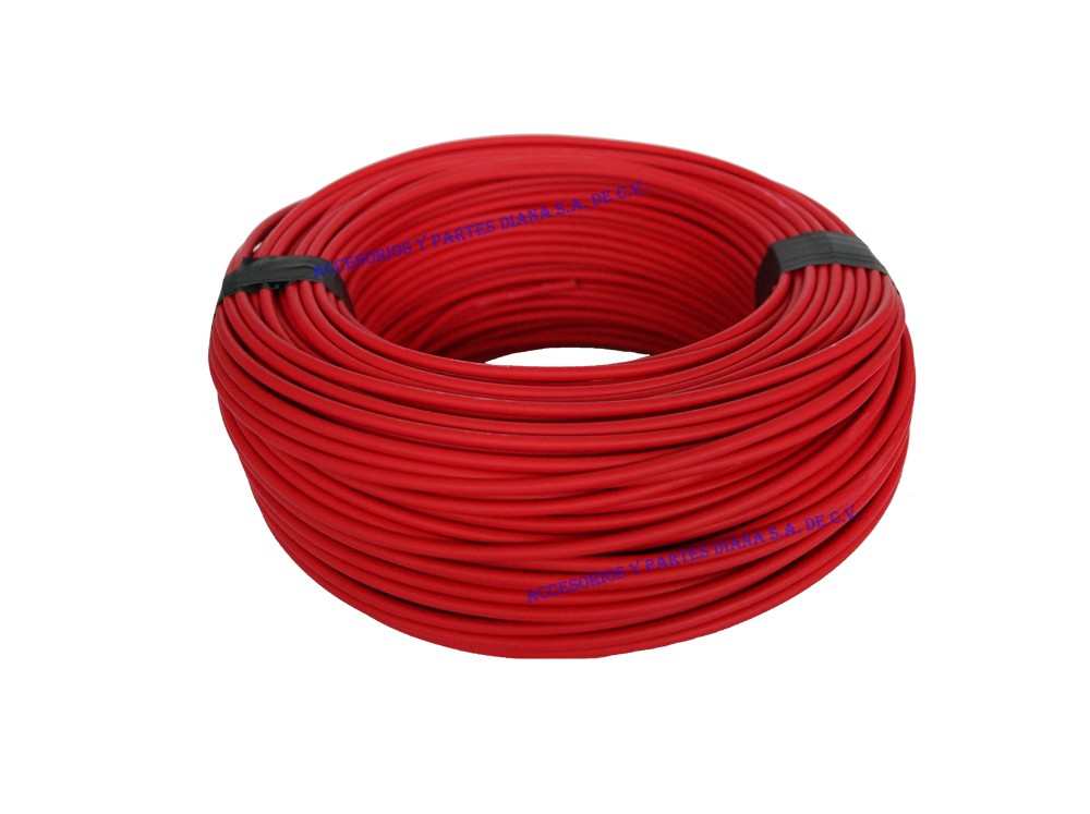 CABLE ALTA TEMPERATURA #10 ROJO