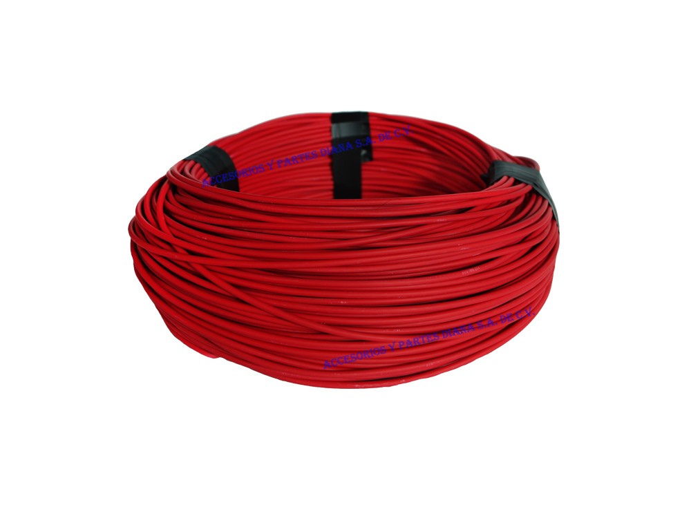 CABLE ALTA TEMPERATURA #14 ROJO