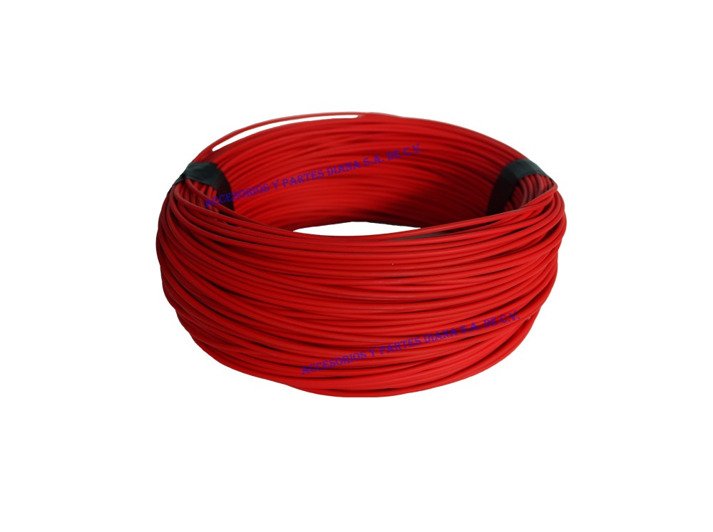 CABLE ALTA TEMPERATURA #16 ROJO