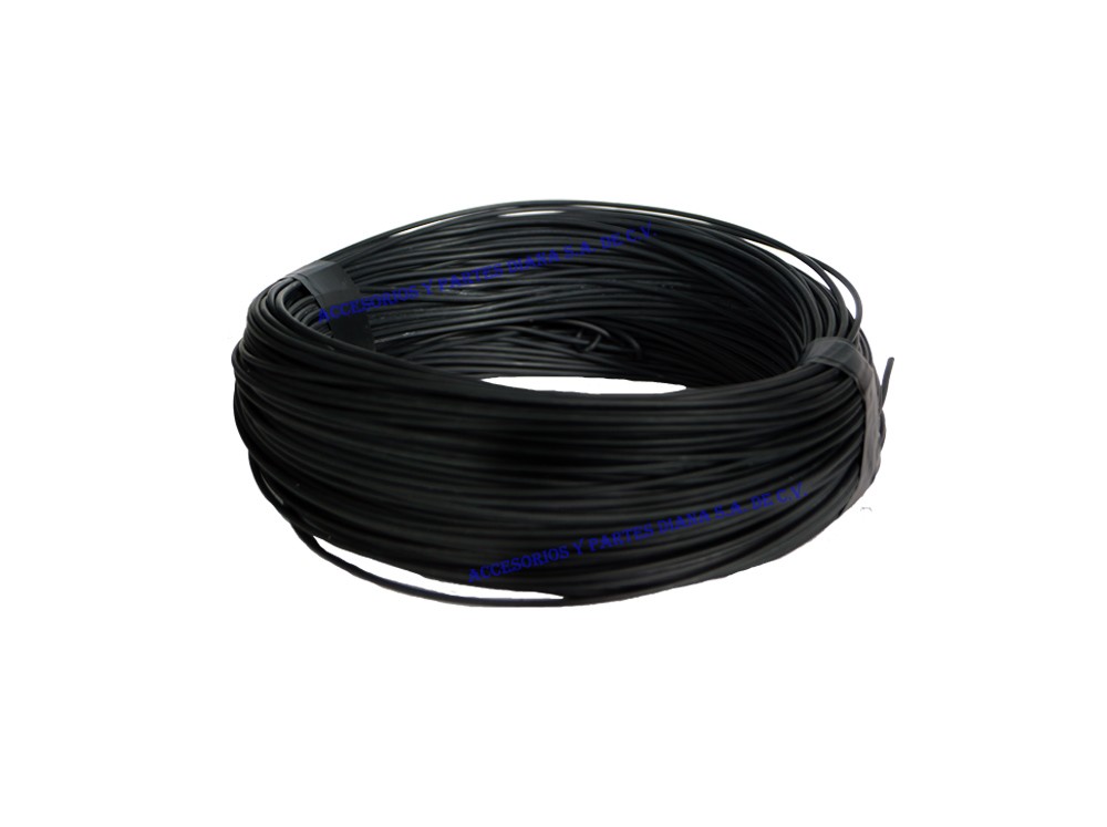 CABLE ALTA TEMPERATURA #18 NEGRO