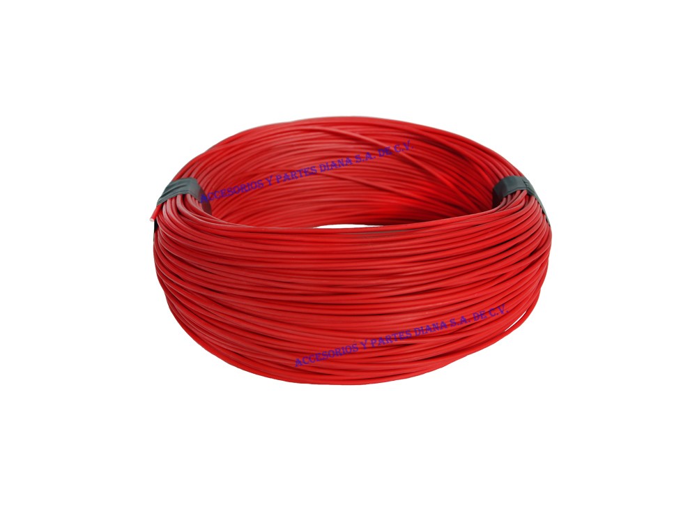 CABLE ALTA TEMPERATURA #18 ROJO