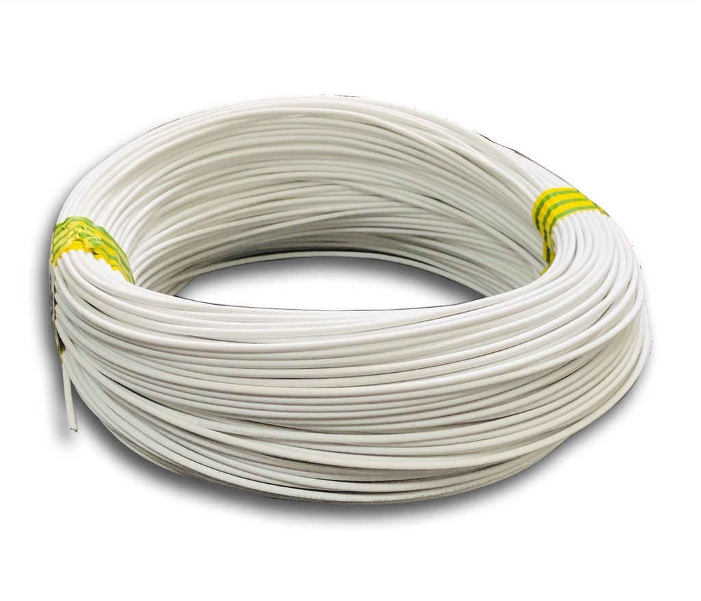 CABLE ALTA TEMPERATURA #18 BLANCO
