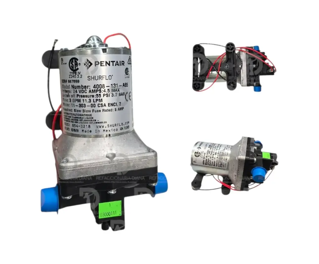 BOMBA DE BAÑO VOLVO 24V 55PSI 3.7BAR