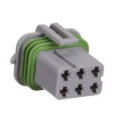 CONECTOR 6 VIAS GRIS