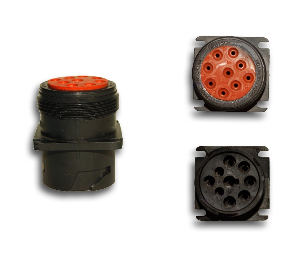 CONECTOR DEUTSCH 9 VIAS HEMBRA CIRCULAR