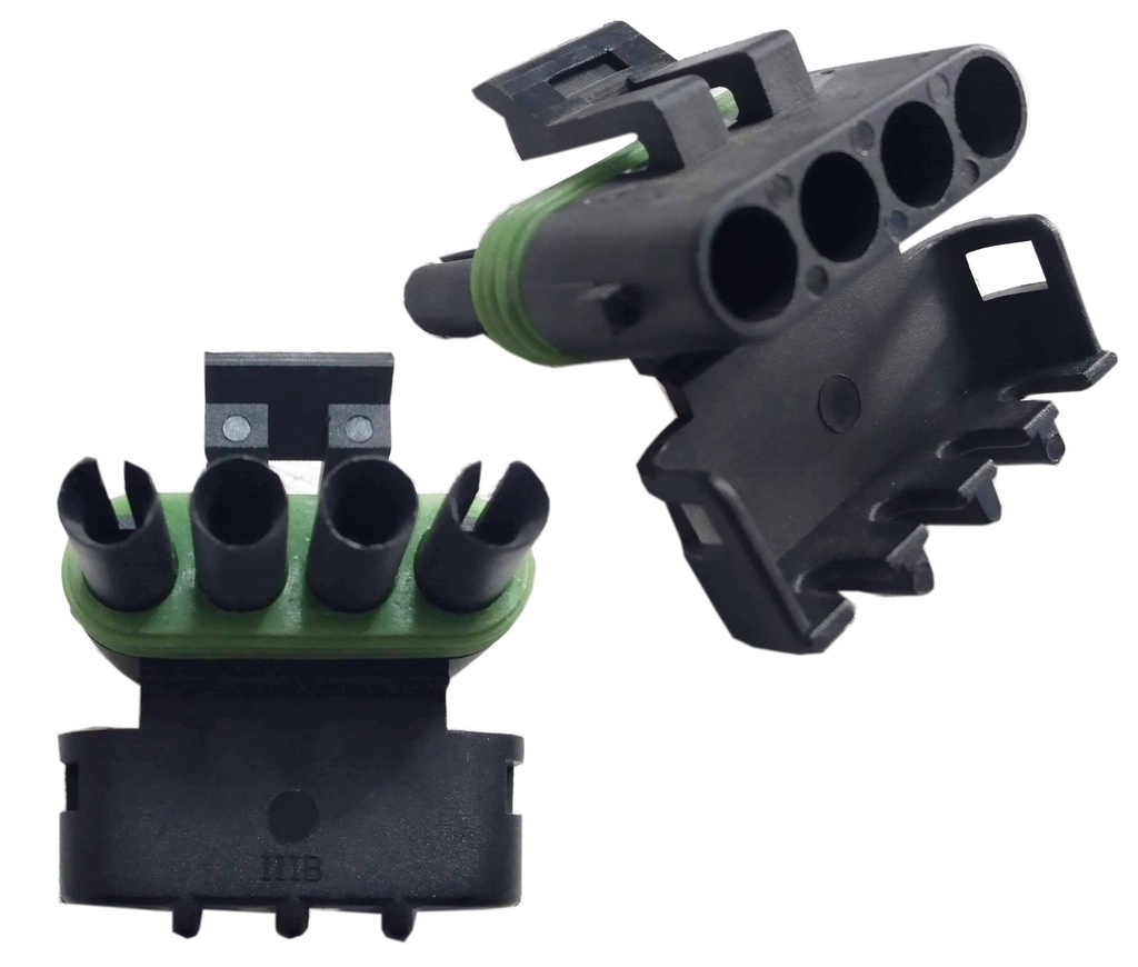 CONECTOR PK MACHO 4 VIAS