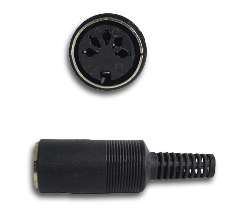 CONECTOR DIN 5 PINES HEMBRA