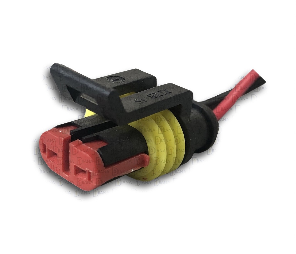 [D3344068] CONECTOR TYCO 2 VIAS MACHO C/CABLE