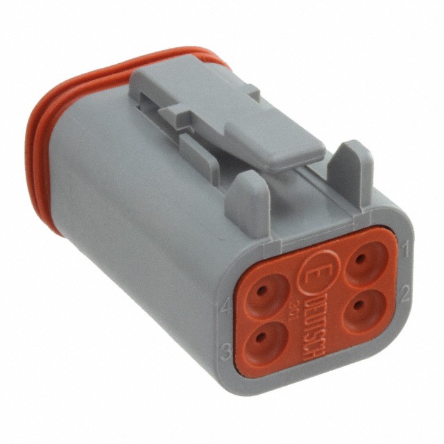 [D3356017] CONECTOR MACHO 4 V SERIE DT DEUTSCH