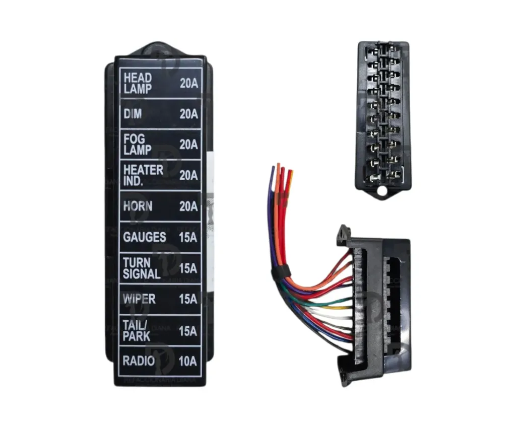PORTA FUSIBLE CLAVIJA 10 FUSIBLES