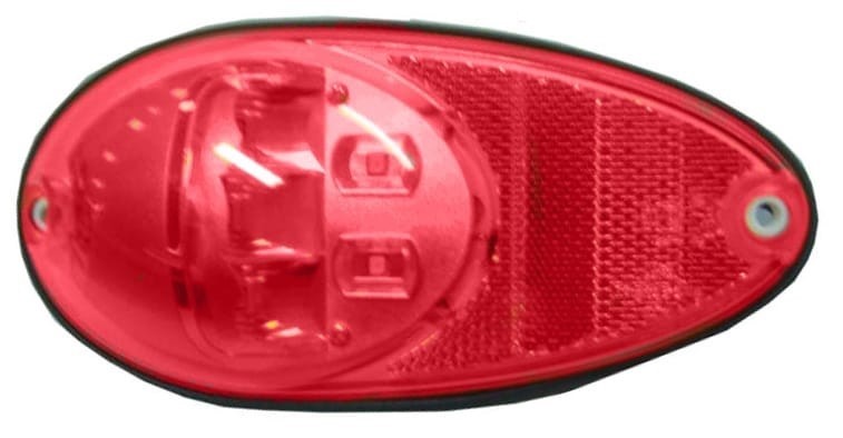 PLAFON BURBUJA LEDS ROJO MODERNO 12/24V