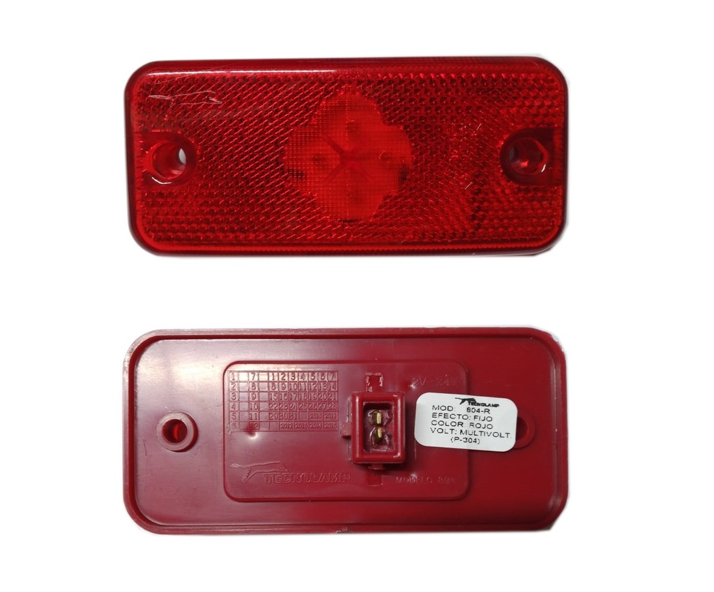 PLAFON FLOR ROJO TECNO 12/24V