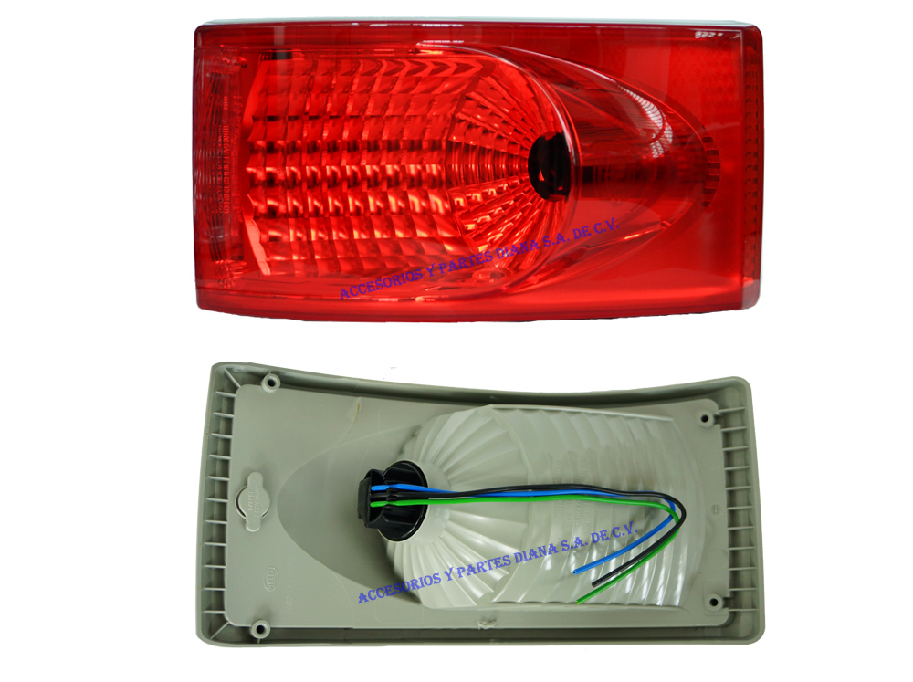 CALAVERA VOLVO 9700 ROJA HELLA