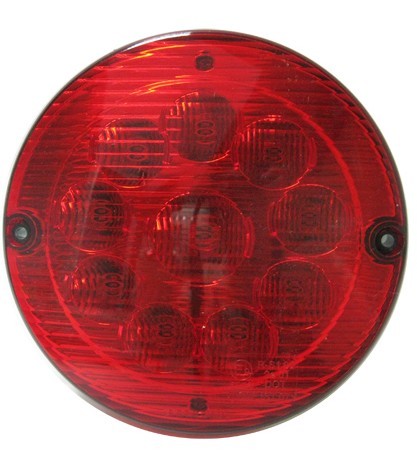 [D4602408] PLAFON 12/24V LED ROJO 6" BRAS